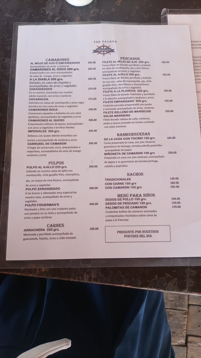 Menu Fishermans Mazatlan-10