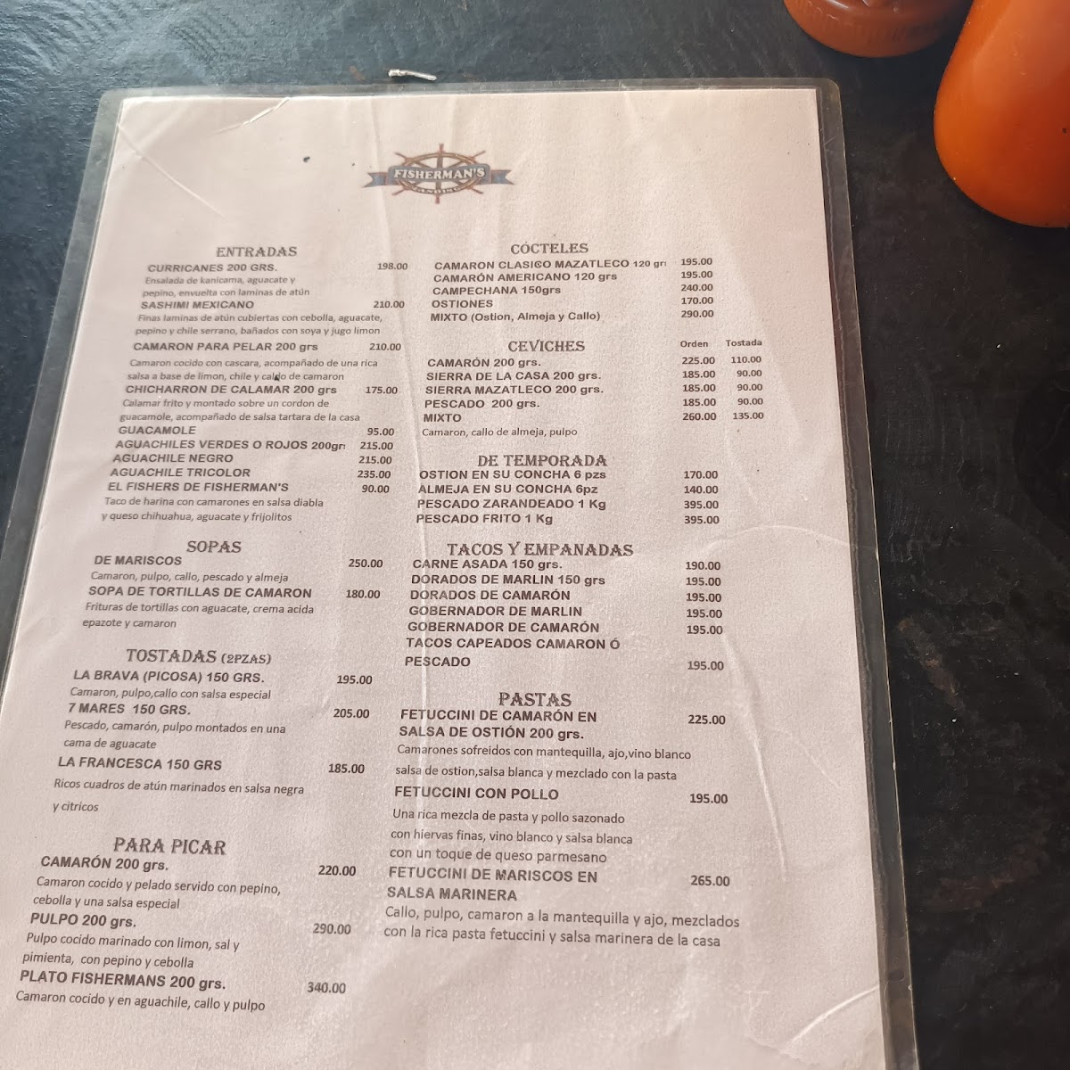 Menu Fishermans Mazatlan-3