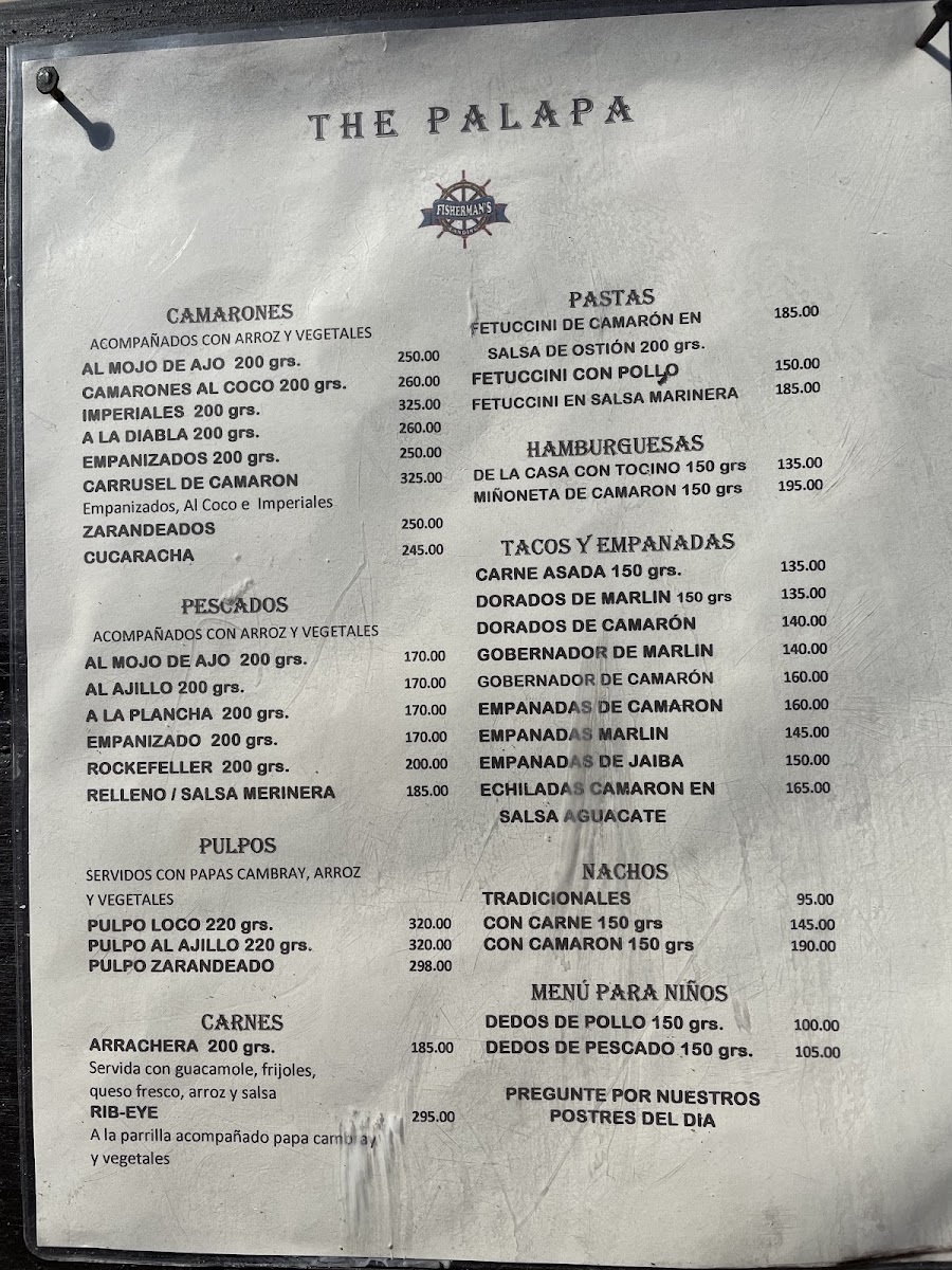 Menu Fishermans Mazatlan-8